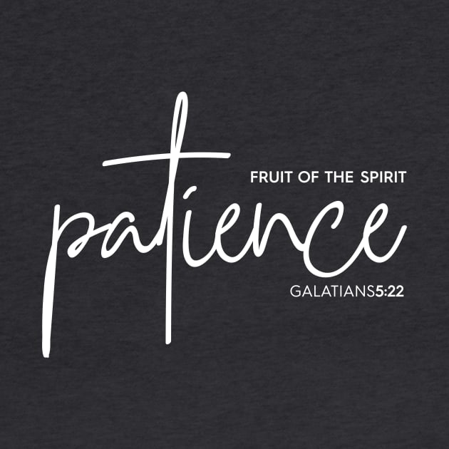 Patience Fruit of the Spirit Christian T-Shirt, T-Shirt, Faith-based Apparel, Women's, Men's, Unisex, Hoodies, Sweatshirts by authorytees